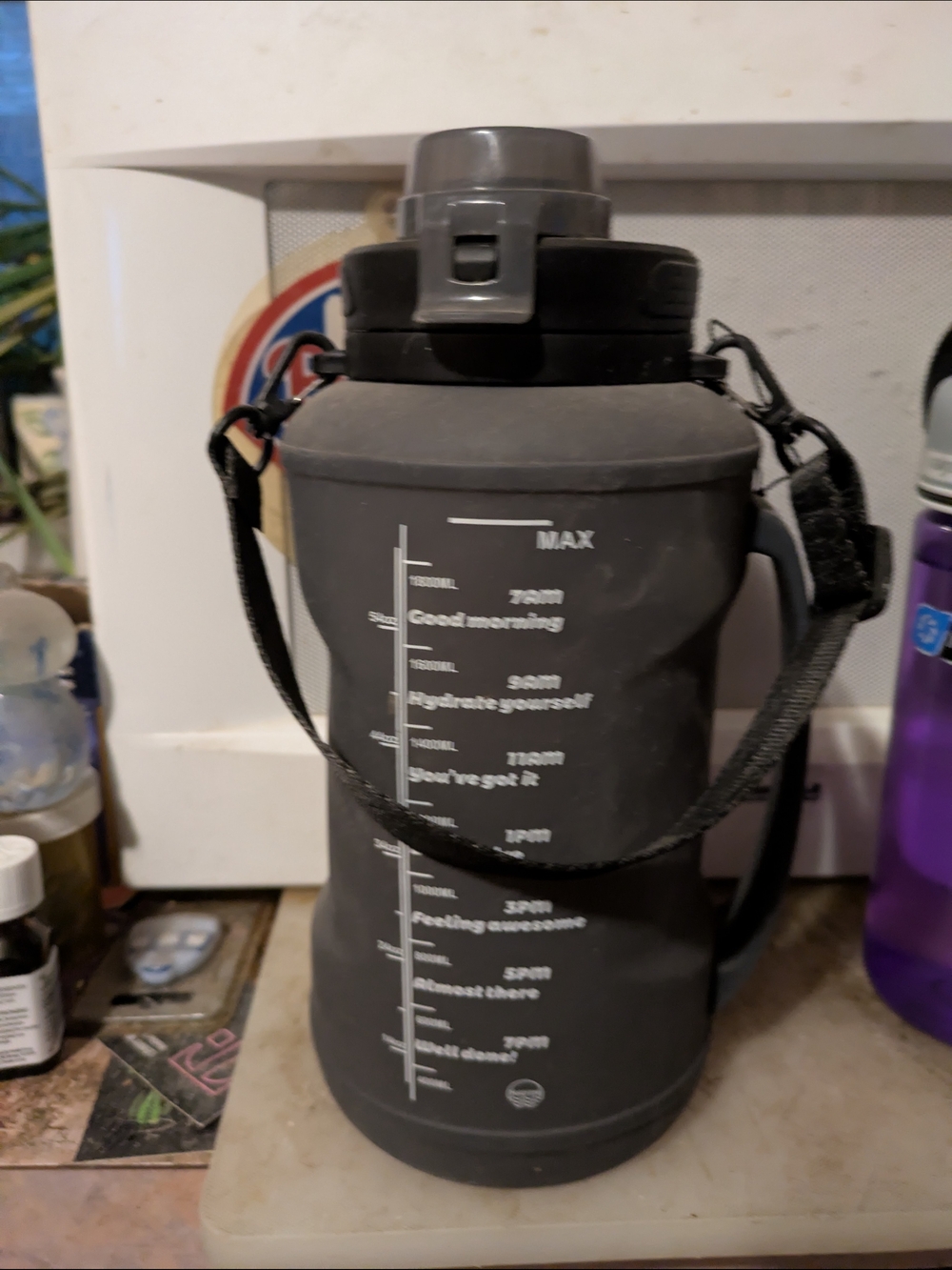 New Large Silicone Water Bottle